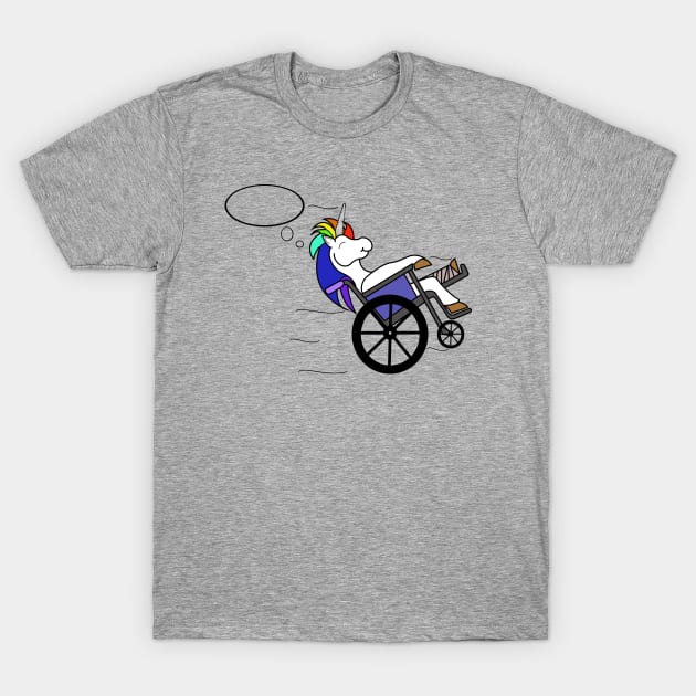 Disabled Unicorn - DIY Bubble T-Shirt by DavinciSMURF